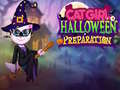 Spil Kat Pige Halloween Forberedelse online
