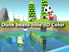 Spil Dunk bønner i 3D-farvet hul online