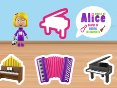 Spil Alice's Verden af Musikalske Instrumentformer online