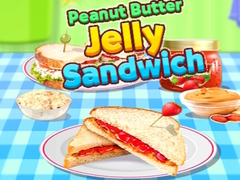 Spil Sandwich med peanut butter og syltetøj online