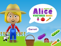 Spil Alice's Grøntsagsnavne Verden online