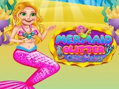 Spil Sjøpige Glitter Kage Maker online