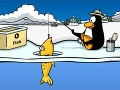 Spil Club Penguin: Isfiskeri online