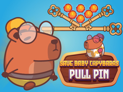 Spil Redde baby capybaras Pull Pin online