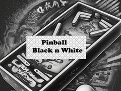 Spil Pinball Sort og Hvid online