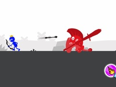 Spil Rød Og Blå - Stickman Spion Puslespil online