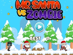 Spil Hr. Julemand imod Zombie online