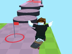 Spil Obby: Skateboardløb online
