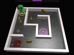 Spil 3D Labyrint og Robot online