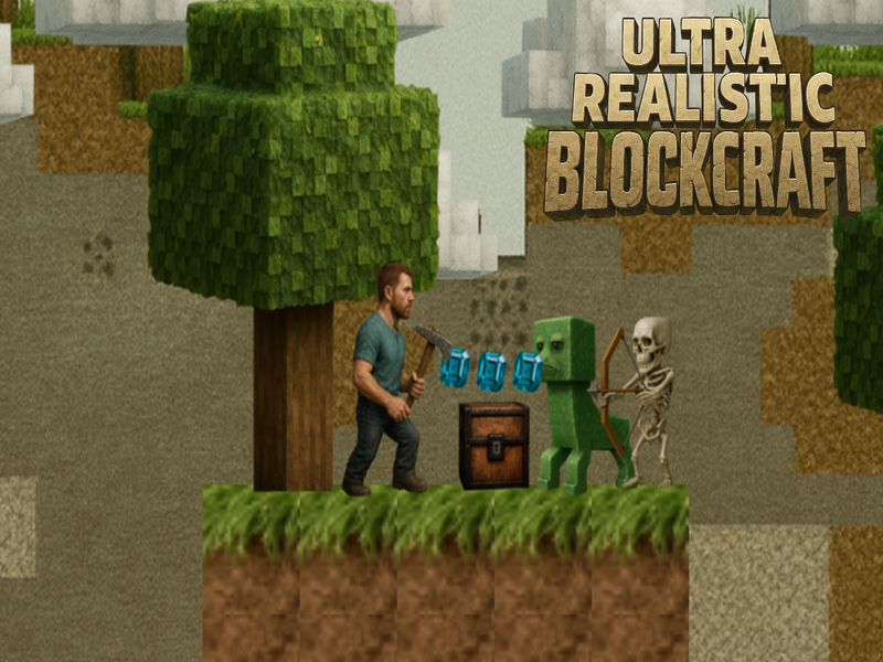 Spil Ultra realistisk blokcraft online