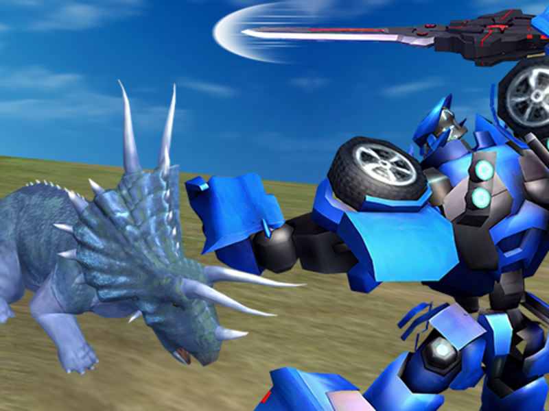 Spil Jurassic Dinosaur Mech Battle online