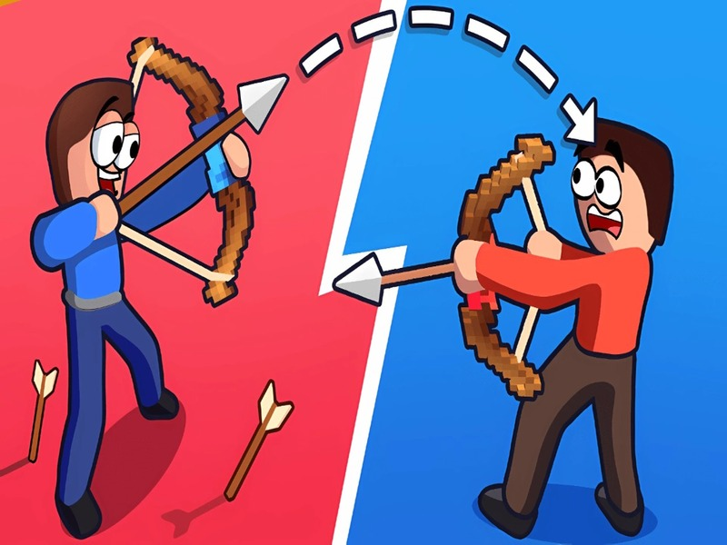 Spil To bueskytter: Bow Duel online