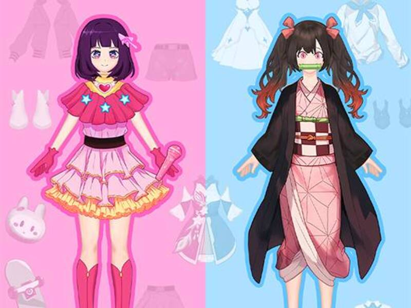 Spil Anime dukke- DIY cosplay pige online