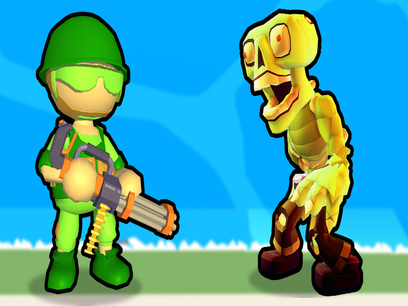Spil Ødelæggelse af Stickman Zombie online