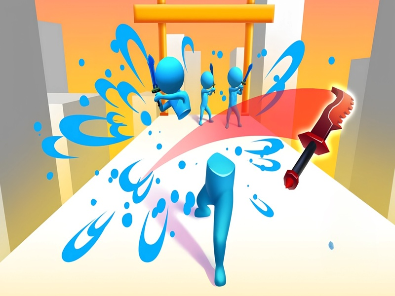 Spil Sværdspil! Ninja Slice Runner online
