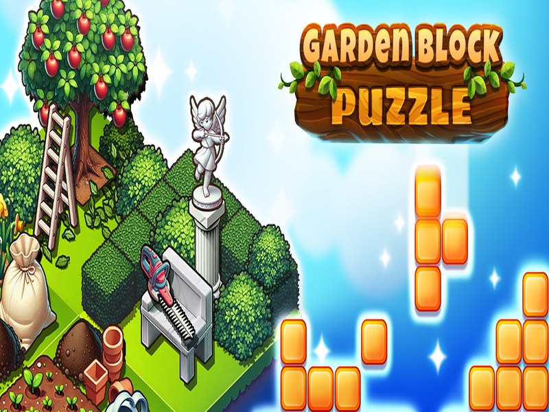 Spil Garden Block Puzzle online