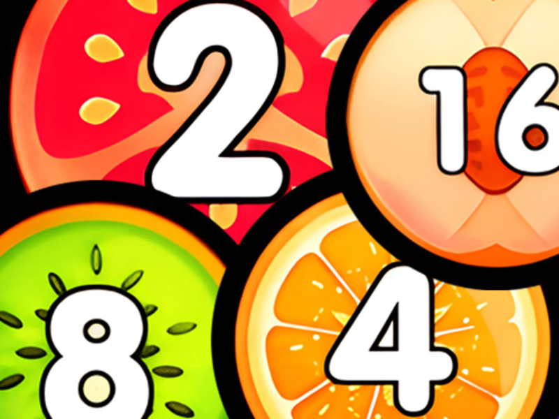 Spil Merge kugler shooter 2048 Tilslut frugter online