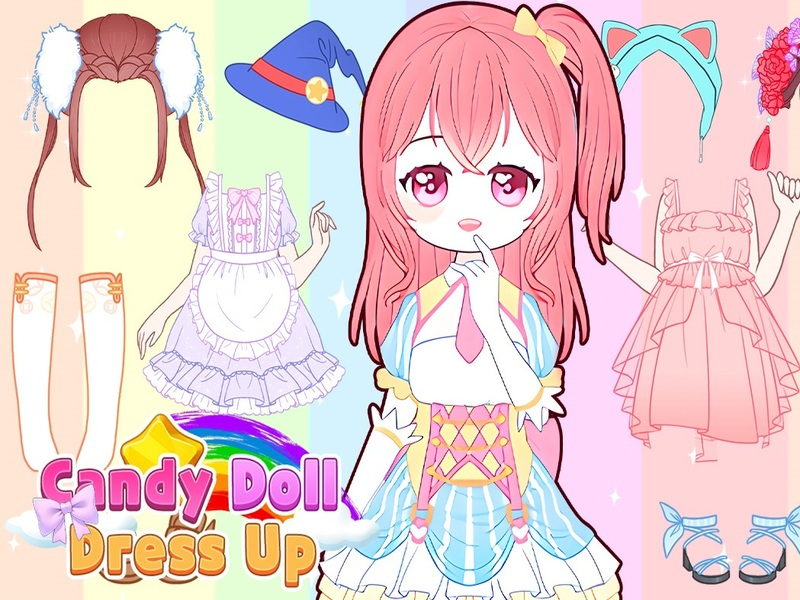 Spil Candy Doll Dress Up online