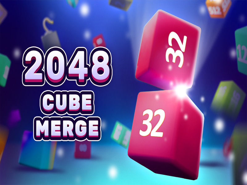 Spil 2048 Cube Merge online