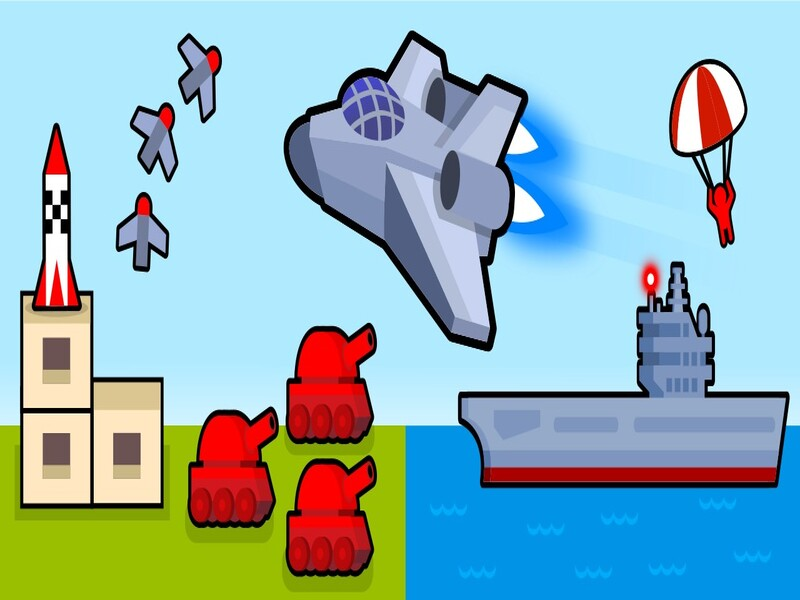 Spil Bomberplan: 2D Air Strike online