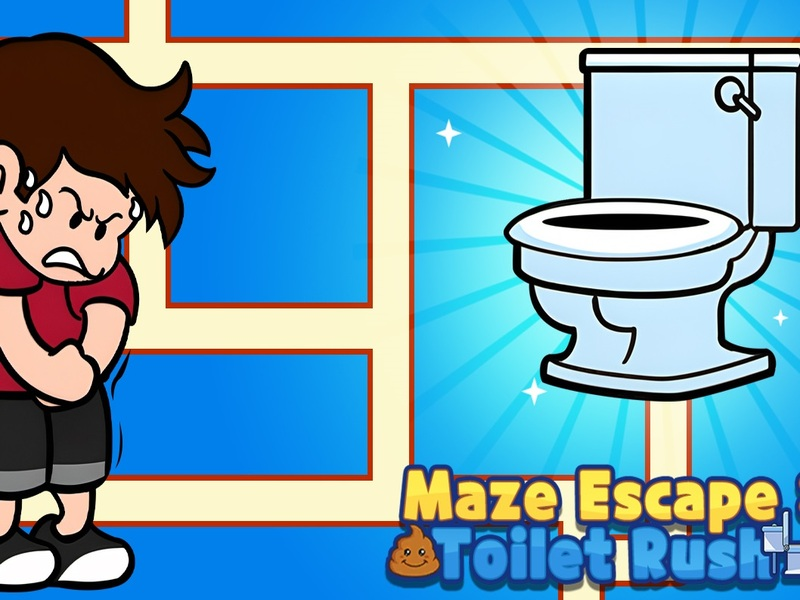 Spil Labyrint flugt toilet rush online