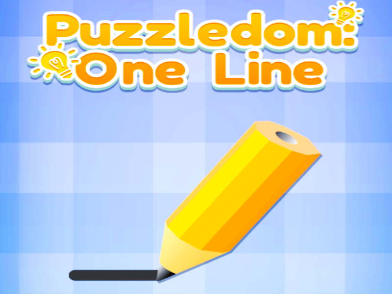 Spil Puzzledom: Én linje online