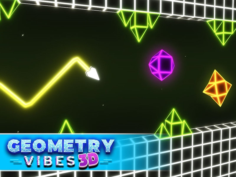 Spil Geometri Vibes 3d online