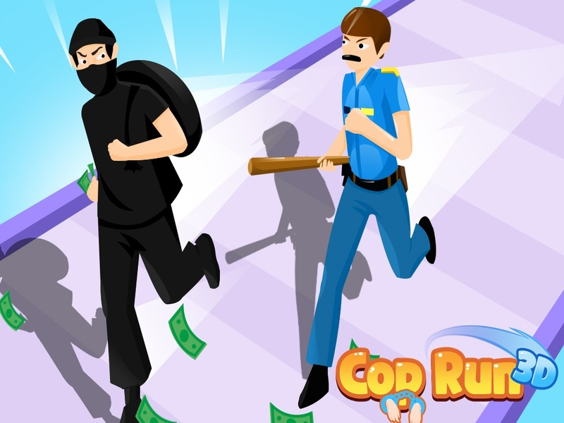 Spil COP RUN 3D online