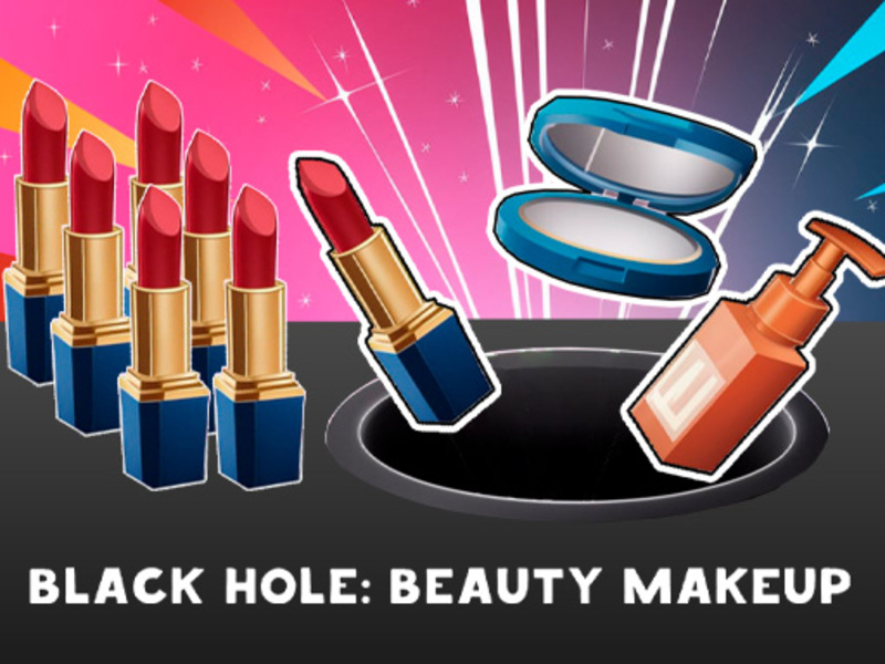 Spil Sort hul: skønhedsmakeup online