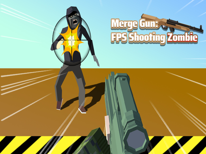 Spil Merge pistol FPS skyde zombie online