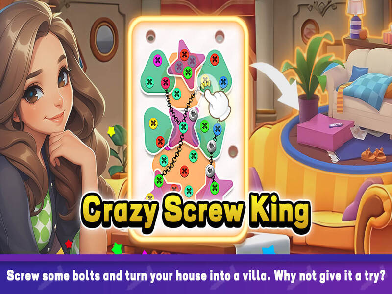 Spil Crazy Screw King online