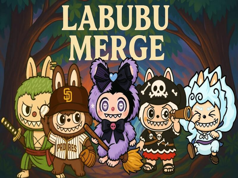 Spil Labubu Merge online