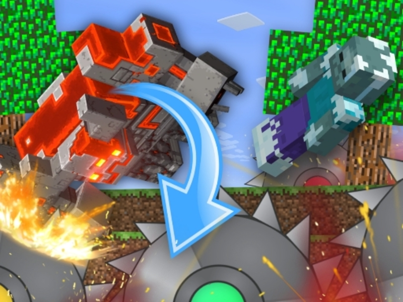 Spil Mobs gård i Mineblock! online