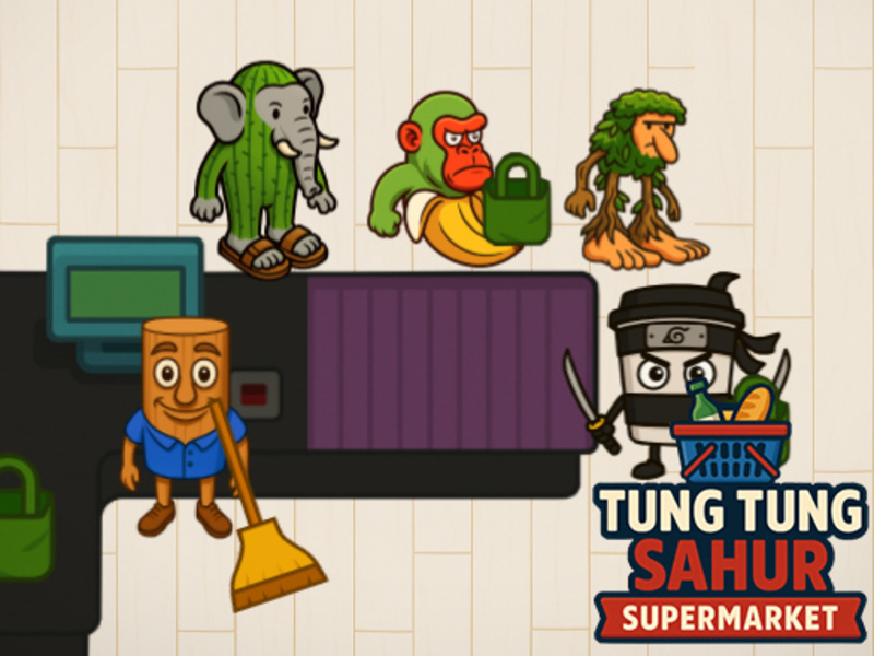Spil Tung Tung Sahur supermarked online