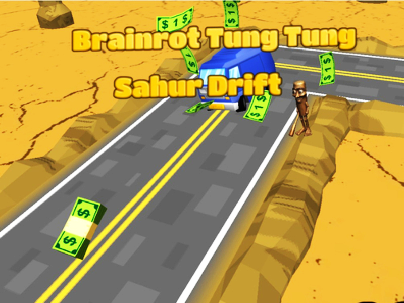 Spil BrainRot Tung Tung Sahur Drift online