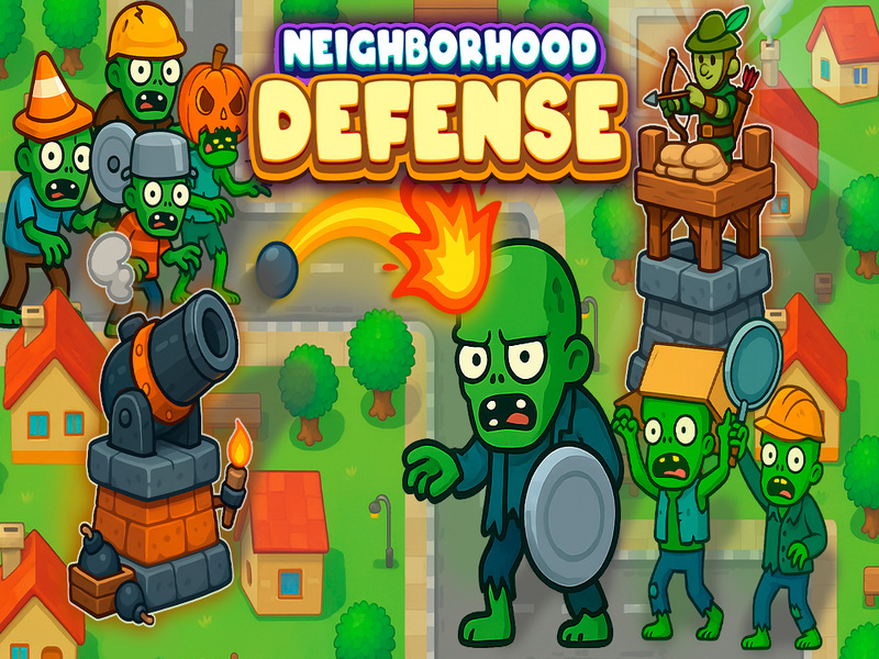 Spil Neighborhood Defense online