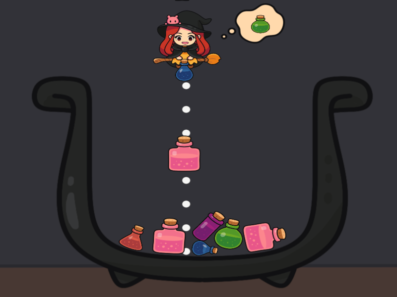 Spil Potion Merge Witch online