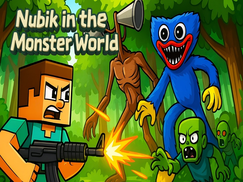 Spil Nubik i monsterverdenen online