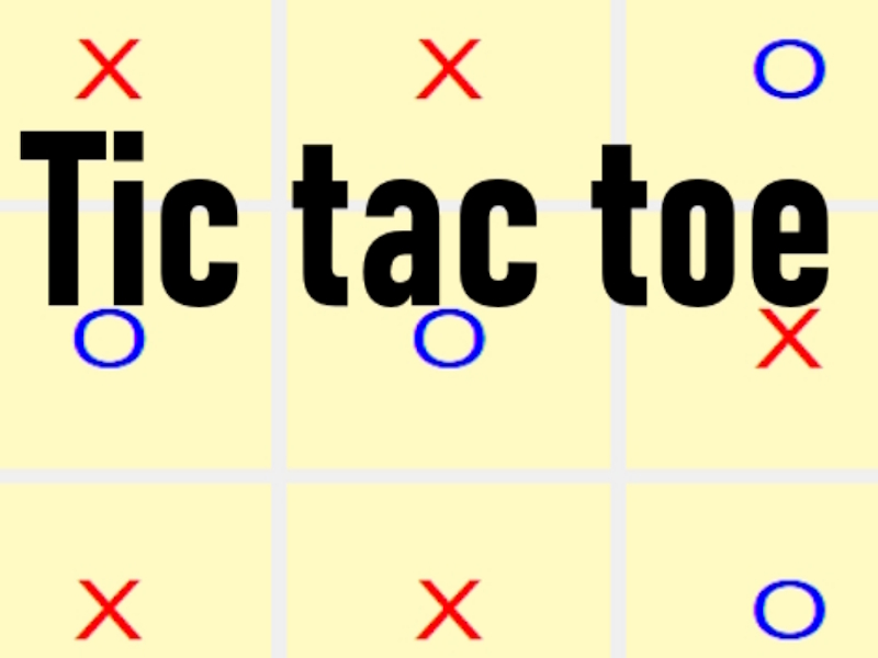 Spil Tic tac tå online