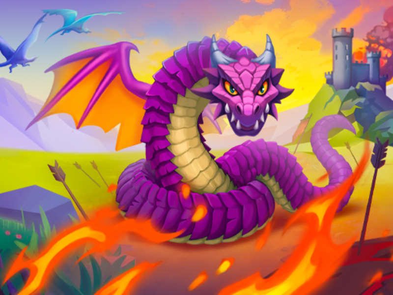 Spil Worms Zone A Slithery Snake online