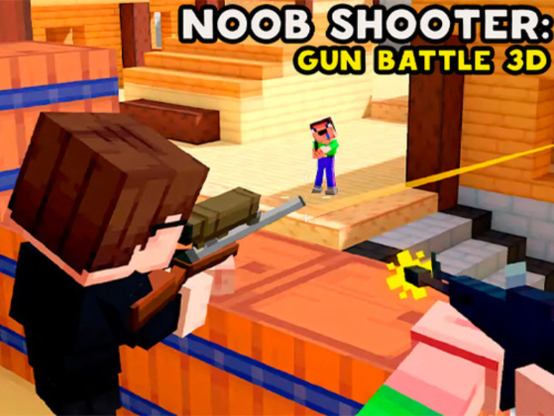 Spil Noob Shooter: Gun Battle 3D online