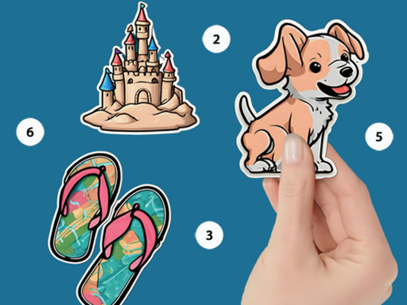 Spil Sticker Book Puzzle Color efter nummer online