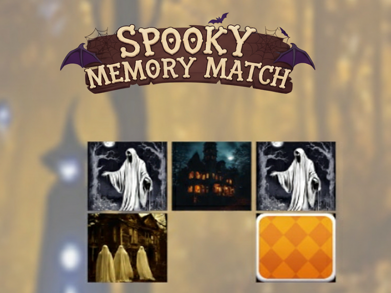 Spil Spooky Memory Match online