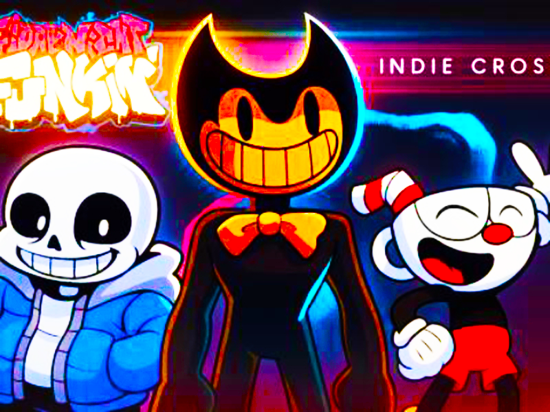 Spil FNF vs Indie Cross online