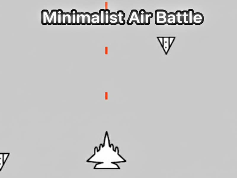 Spil Minimalistisk luftkamp online