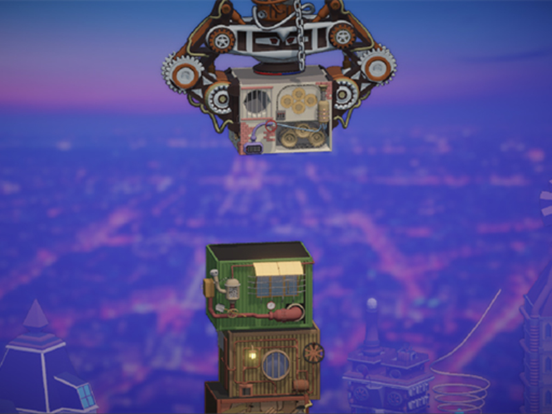 Spil Steampunk Tower Builder online