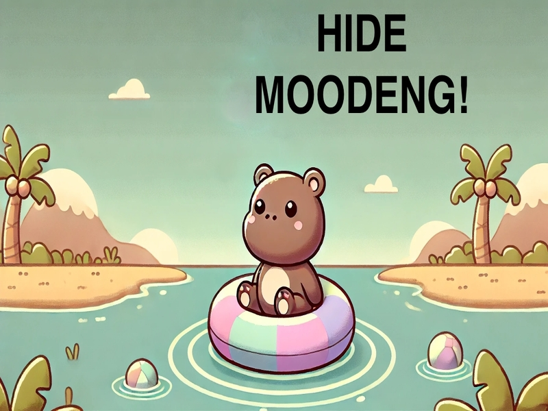 Spil Skjul Moodeng Hippo! online